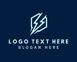 Express - Lightning Bolt Express logo design