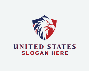 Eagle Bird Shield logo design