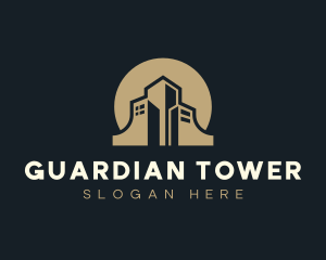 Tower Building Realtor logo design