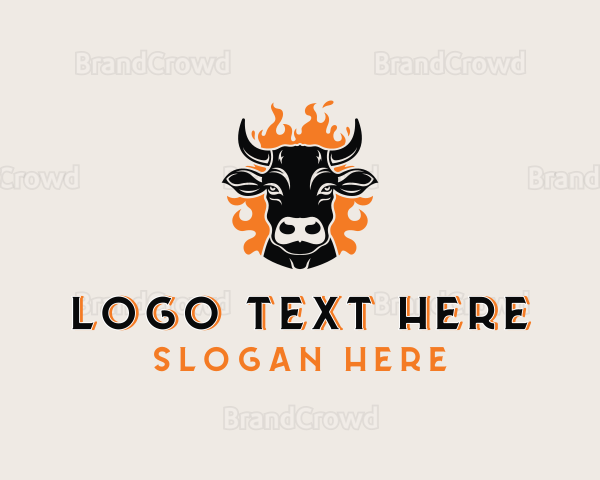 Cow Head Barbecue Logo