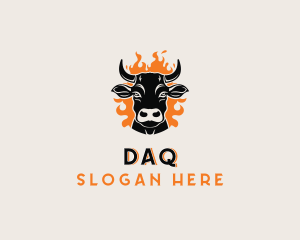 Cow Head Barbecue  Logo