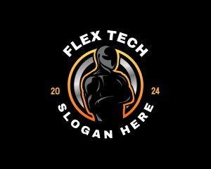 Flex - Gym Fitness Trainer logo design