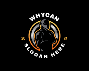 Bodybuilder - Gym Fitness Trainer logo design