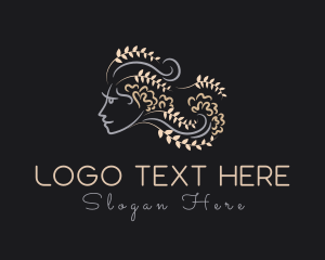 Face - Floral Goddess Beauty logo design