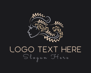 Botanical - Floral Goddess Beauty logo design