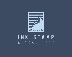 Mountain Post Stamp logo design