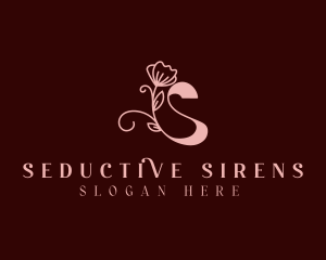 Feminine Floral Letter S logo design