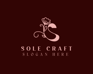 Feminine Floral Letter S logo design