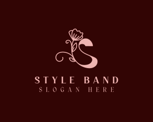 Feminine Floral Letter S logo design