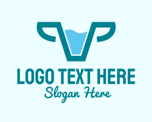 Milk - Fresh Cow Milk logo design