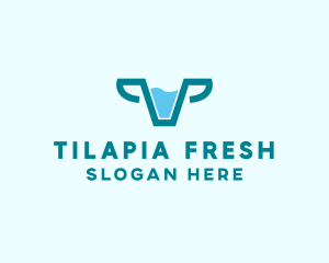 Fresh Cow Milk  logo design