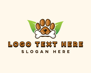 Bone - Bone Dog Paw logo design