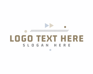 Word - Geometric Shapes Business logo design