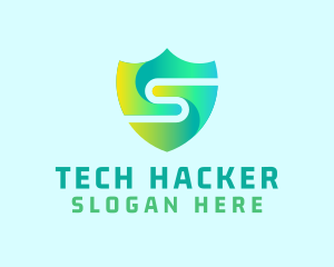 Hacking - Cyber Security Letter S logo design