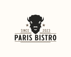 Buffalo Meat Steakhouse logo design