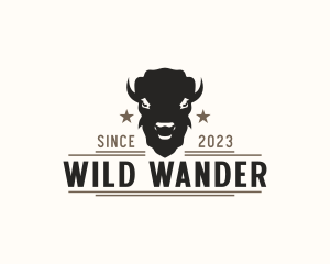 Buffalo Meat Steakhouse logo design