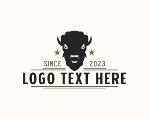 Livestock - Buffalo Meat Steakhouse logo design