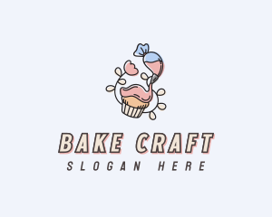 Floral Cupcake Patisserie logo design