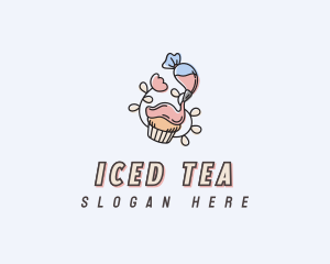 Floral Cupcake Patisserie logo design