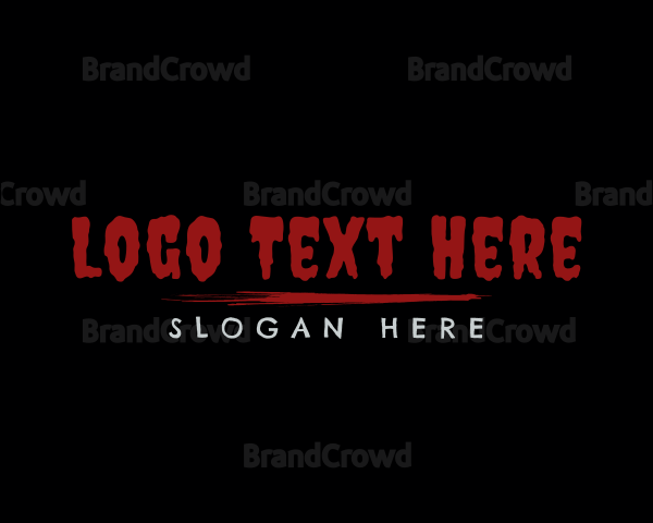 Creepy Horror Business Logo