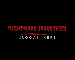 Horror - Creepy Horror Business logo design
