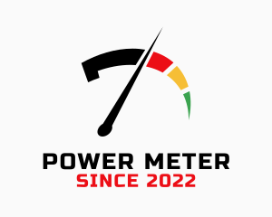 Meter - Speed Meter Number 7 logo design