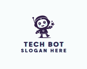 Robot - Cute Robot Toy logo design