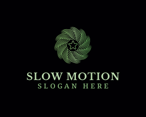 Motion Wave Star logo design