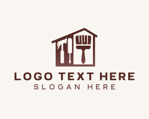 Workshop - House Tools Renovation logo design