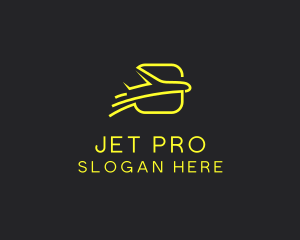 Jet - Yellow Jet Tours Airplane logo design