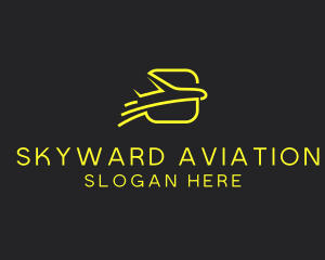 Aeronautical - Yellow Jet Tours Airplane logo design