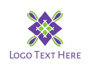 Tile - Violet Spa Badge logo design