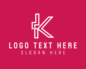 Linear - Generic Studio Letter K logo design