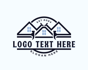 Tools - Carpentry Hammer Repair logo design