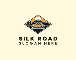 Car Road Trip Adventure logo design