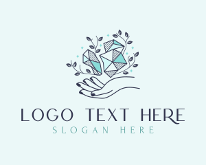Precious Stone - Luxury Gem Astral logo design