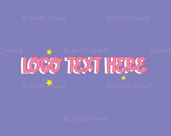 Cute Kiddie Wordmark Logo