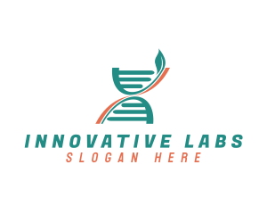 DNA Leaf Lab logo design