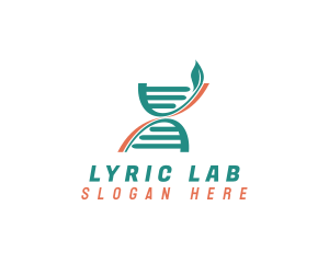 DNA Leaf Lab logo design