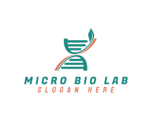 DNA Leaf Lab logo design