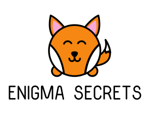 Cute Corgi Dog logo design