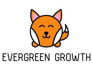 Cute Corgi Dog logo design