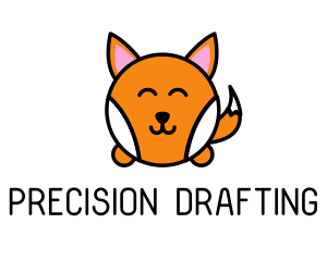 Cute Corgi Dog logo design