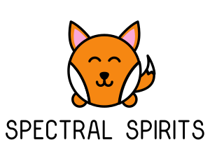 Cute Corgi Dog logo design