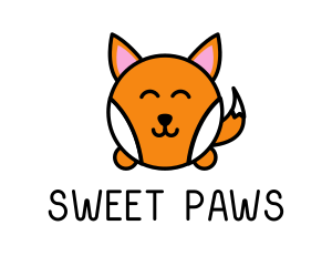 Cute - Cute Corgi Dog logo design