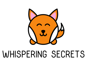 Cute Corgi Dog logo design