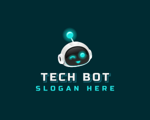 Cyborg Tech Robot Data logo design