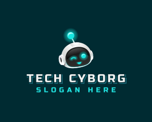 Cyborg - Cyborg Tech Robot Data logo design