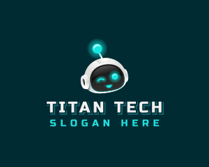 Cyborg Tech Robot Data logo design