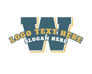 Coach - University League Varsity logo design